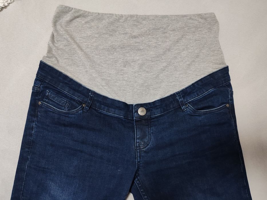 Blugi gravide esmara marime 42 albastru skinny 1+1 cadou