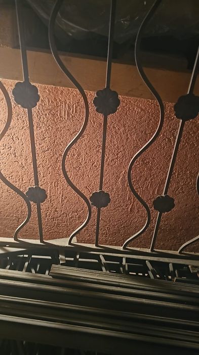 Balustrada fier forjat 40 cm cu mana curenta