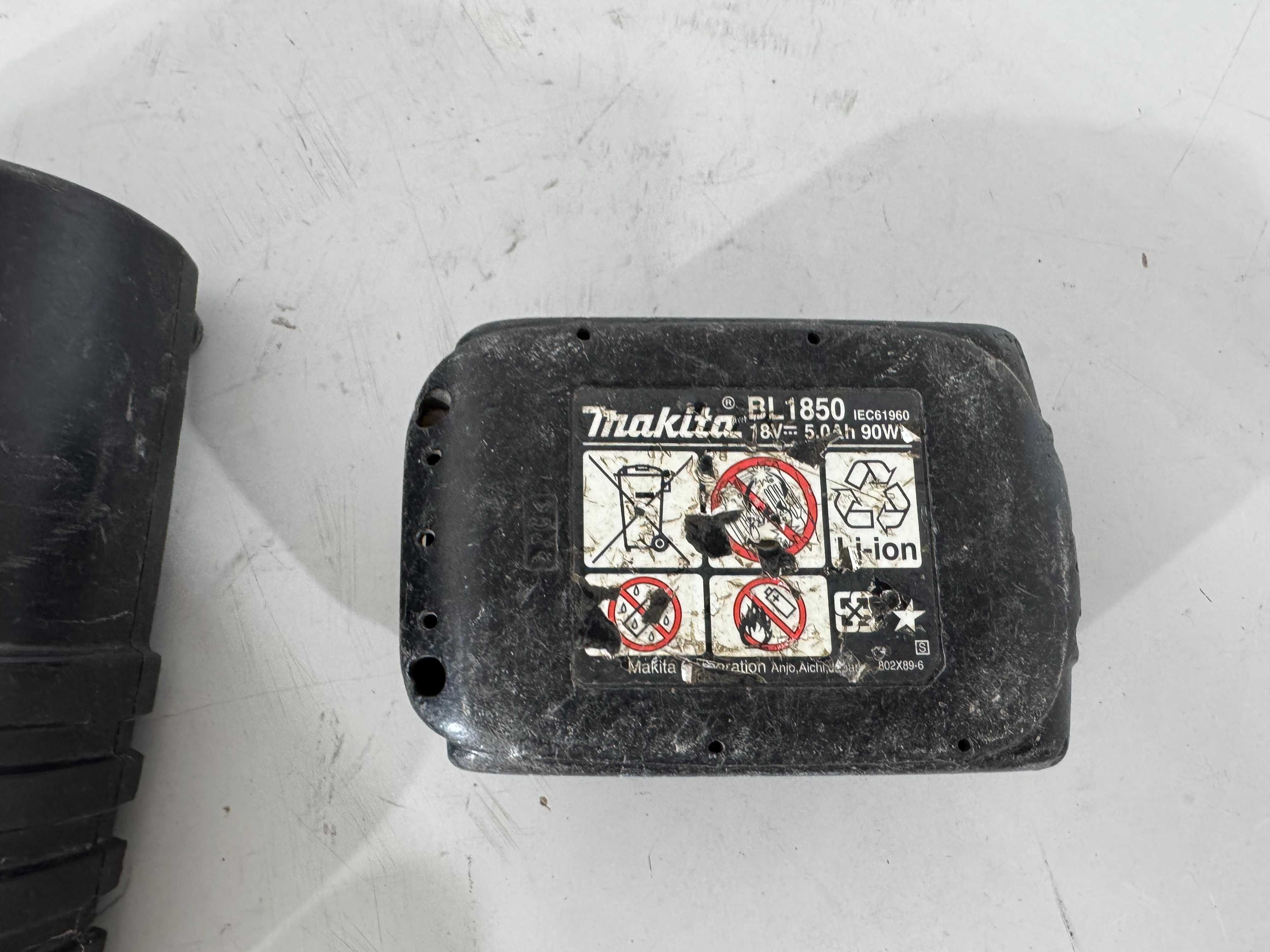 Ъглошлайф - Makita 18 V li ion / 5 amp батерия
