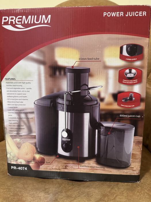 Storcator de fructe si legume nou in cutie