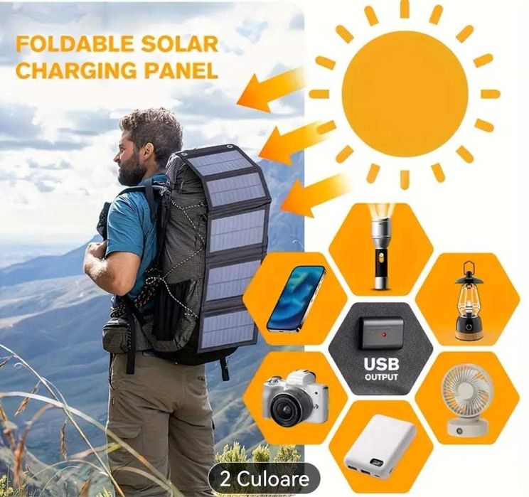 panou solar portabil pliabil panou solar telefon powerbank