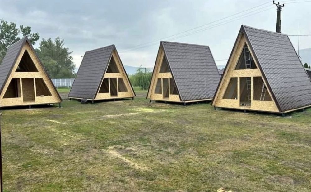 Vand cabane tip A frame, acceptam variante auto