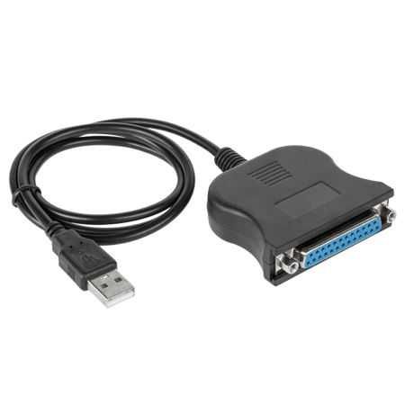 Convertor Cablu Adaptor USB Paralel USB DB25 USB LPT DB25 Mama