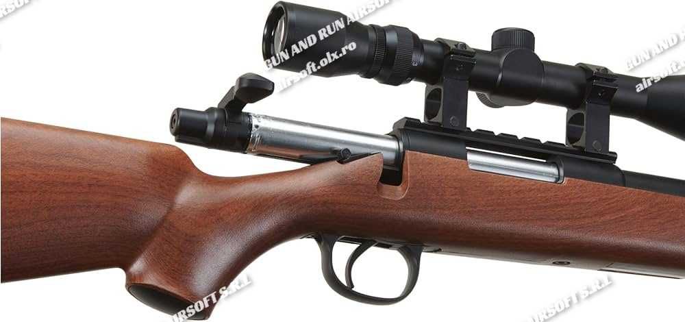 Pusca METAL Sniper Modificat ~4.5 JOULI+~ Cu Aer Comprimat ARC! ~Noua