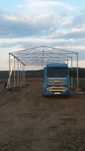 Vand hală metalica 7m×25m×4 cu zebrele