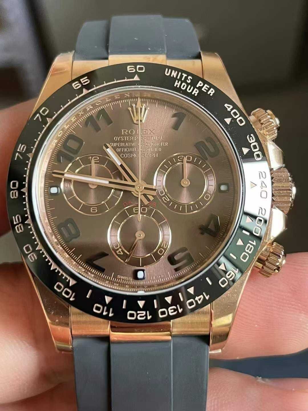 Rolex Daytona шоколад 4130