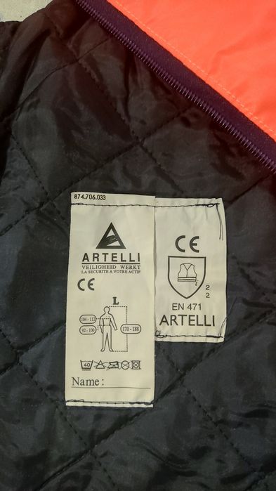 Vesta groasă căptușită reflectorizantă lucru șantier munca șofer tir