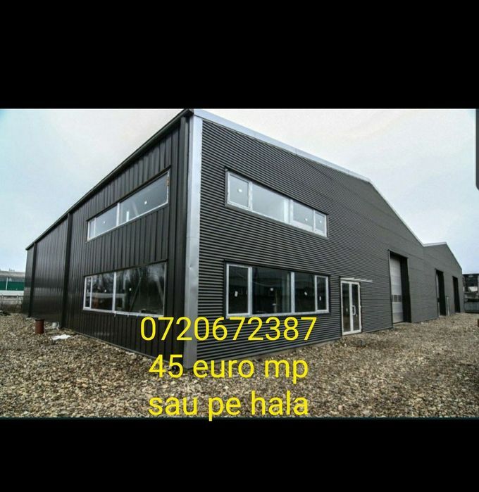 Hale metalice sunt ansablate  pe suruburi