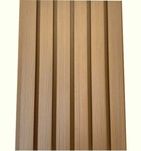 Lambriu WPC (compozit lemn cu plastic), model tip riflaj,Teak