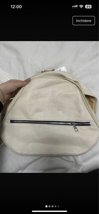 Rucsac Guess încapator crem