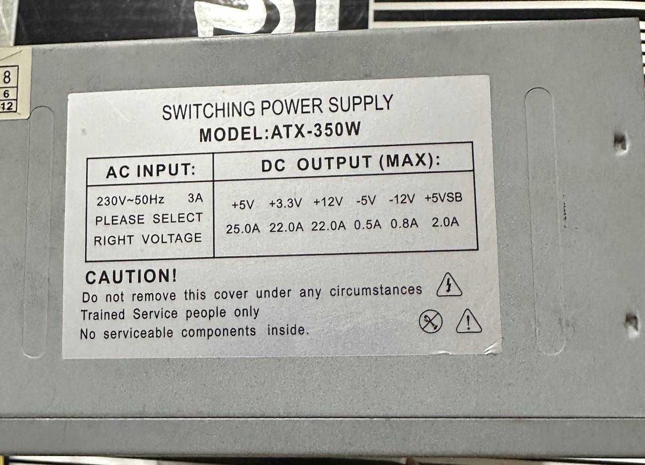 Блок питания ATX 350W
