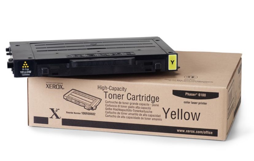 КАСЕТА ЗА XEROX Phaser 6100 - HIGH CAPACITY - Yellow - PN 106R00682