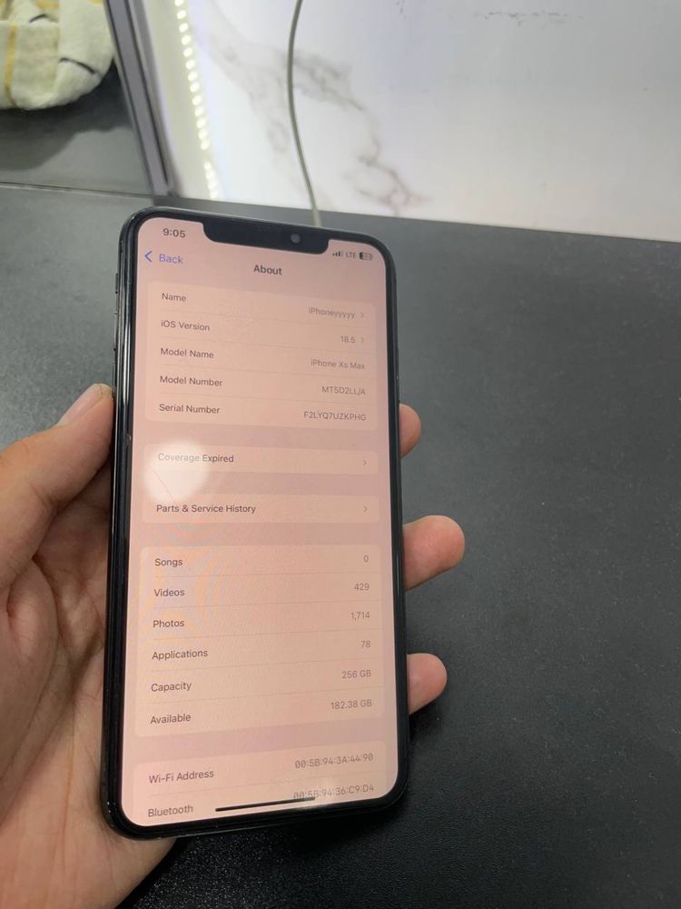Iphone xs max 256GB 100%
