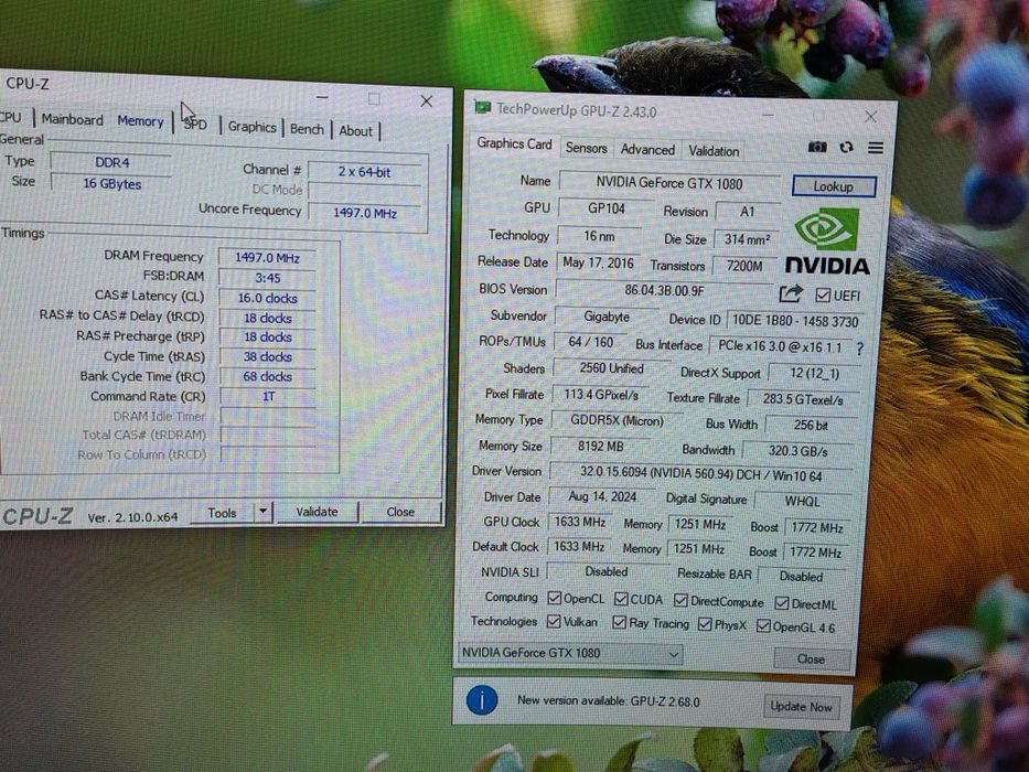 R5 3600/GTX 1080 8GB/16 Ram DDR4 3000Mhz/500GB SSD/600w - компютър