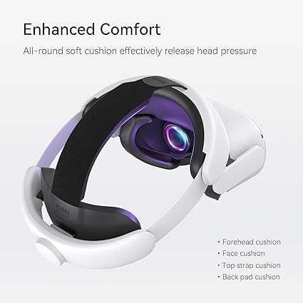 Каишка за глава, KIWI Delux Design,съвместима с аксесоари Quest 2,Halo