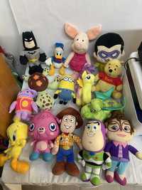 Disney Lot 15 jucării din pluș diverse modele 18-25 cm