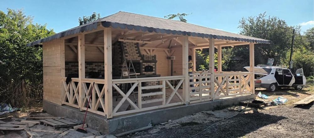 Foișoare terase pergole din lemn