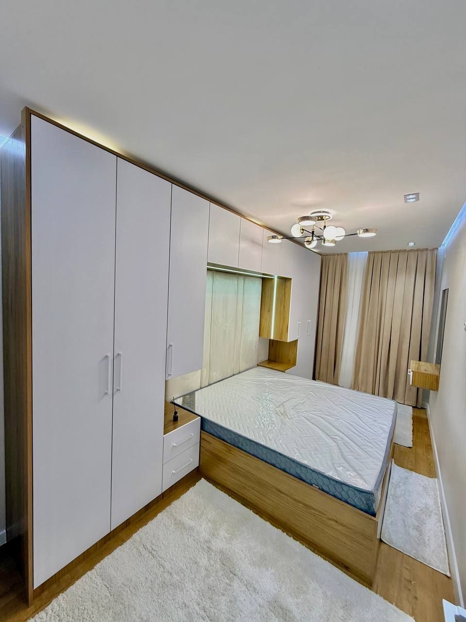 LUX Квартира 2в3 с большим балконом 2х6.  ЧИЛАНЗАР-8. Ориентир Парус
