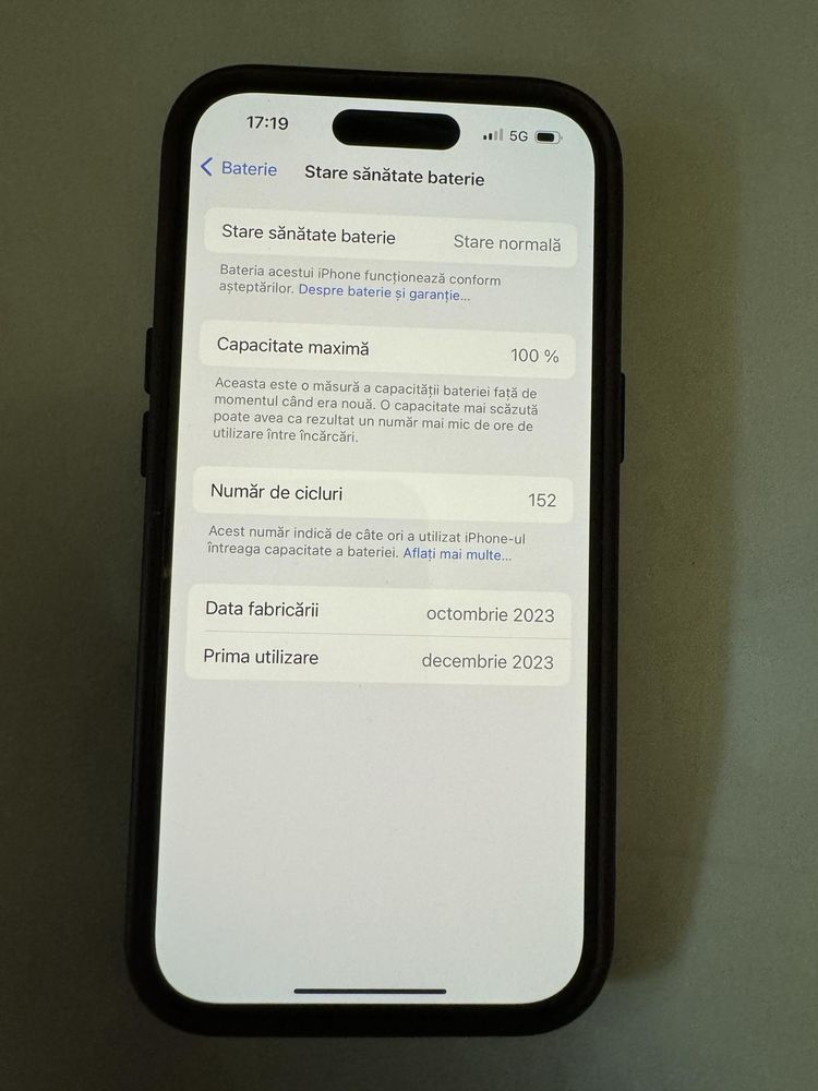 Iphone 15 128GB impecabil