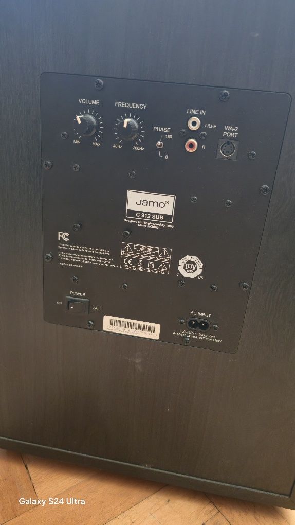 Продавам ресийвър и субуфер Denon AVR-X2700H  Jamo C 912