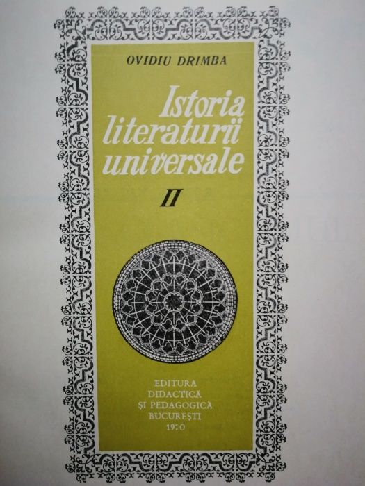 Ovidiu Drimba - Istoria literaturii universale 1 2 3 Ovidiu Dramba