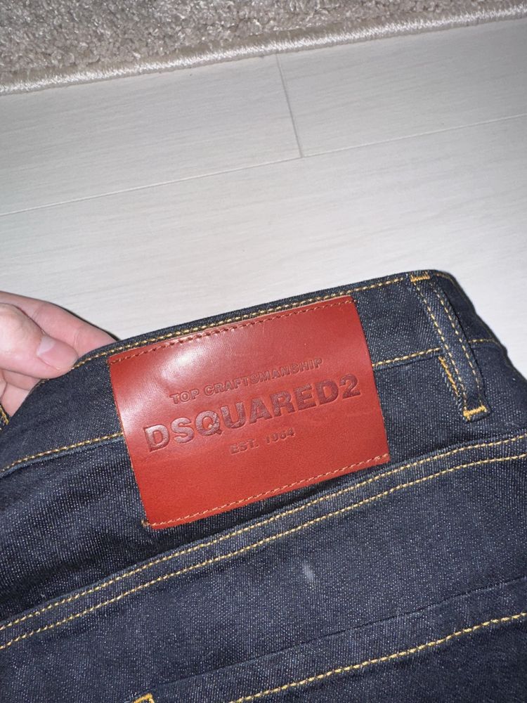Blugi Dsquared albastru inchis