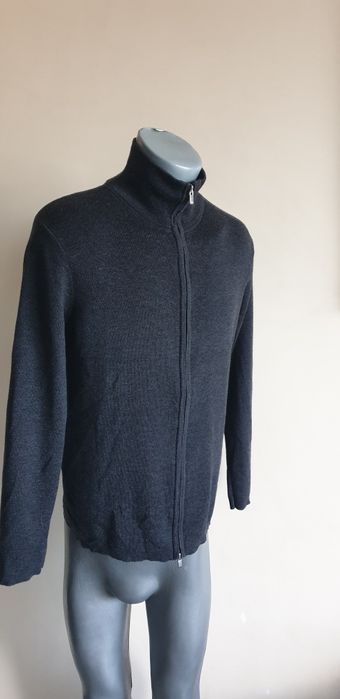 Hugo Boss HUGO Merino Wool Cardigan Knitted Full Zip 50 /L ОРИГИНАЛ!