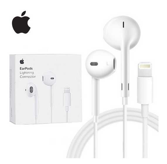 Стерео слушалки с микрофон за iPhone, Lightning жак, EarPods