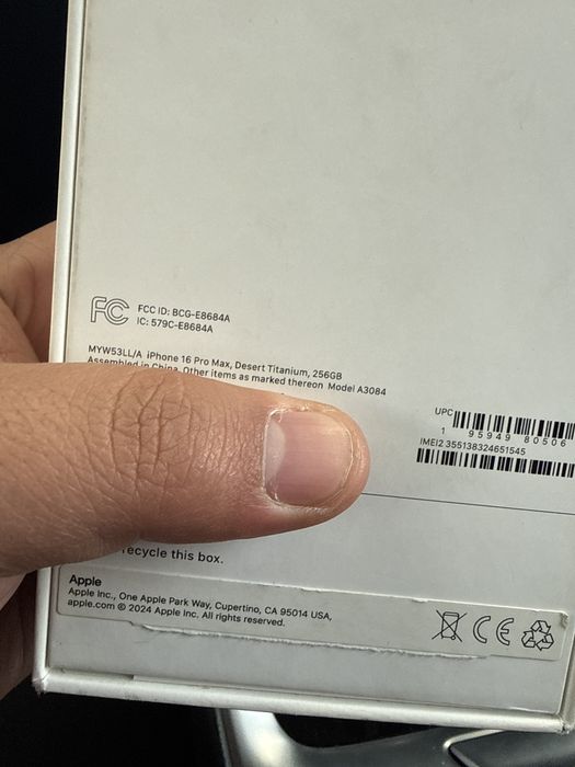 iPhone 16 pro max 256 92% ideal