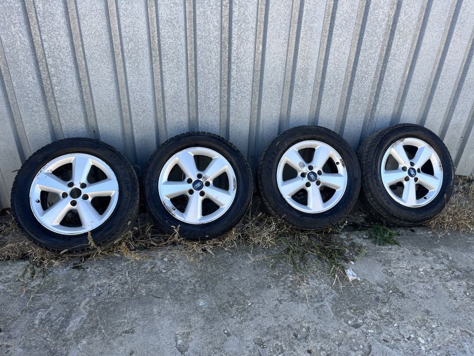 Set complet roti iarna ford originale jante + anvelope focus, mondeo,