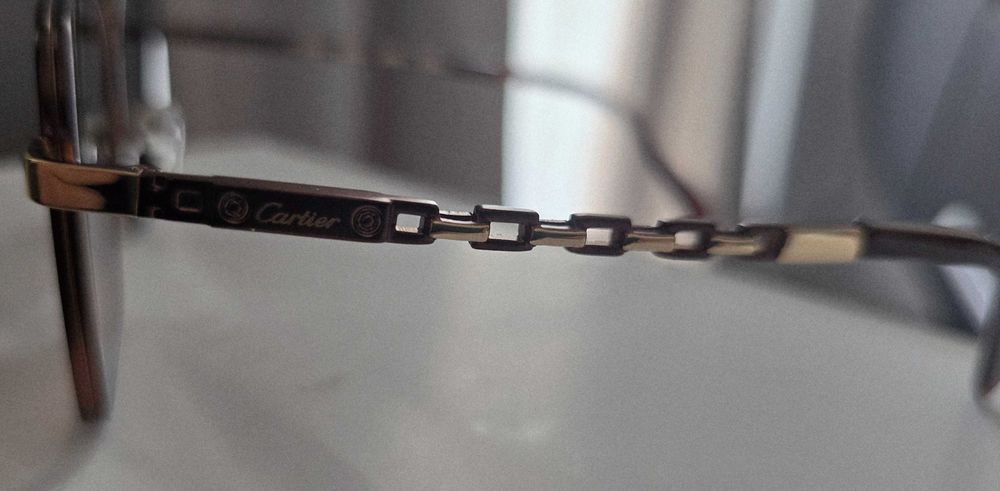 Ochelari de soare Cartier Chain 66302 Gold UV400