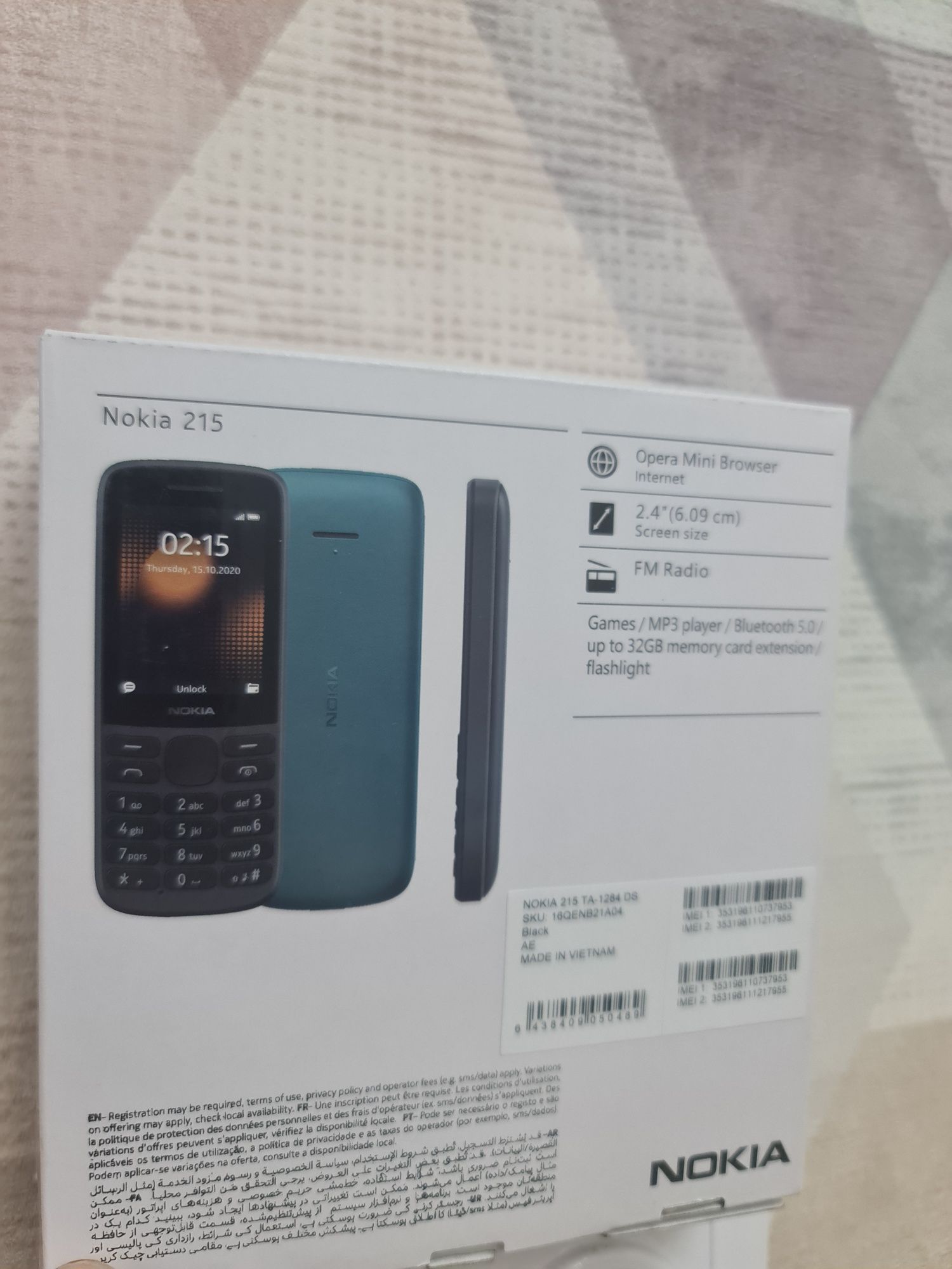 Nokia 215 2sim Original 10.000тг