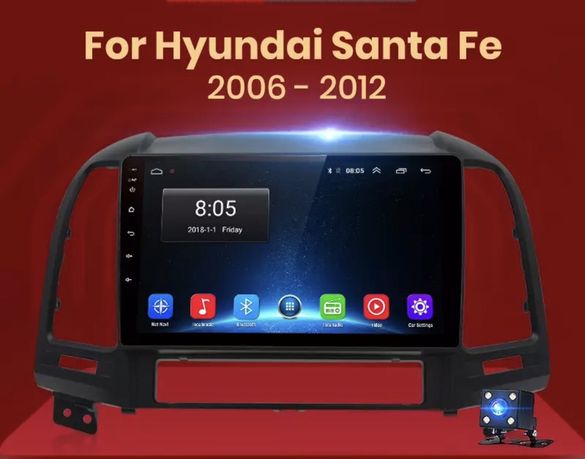 Мултимедия Хюндай Санта ФЕ андроид навигация hyundai santa fe