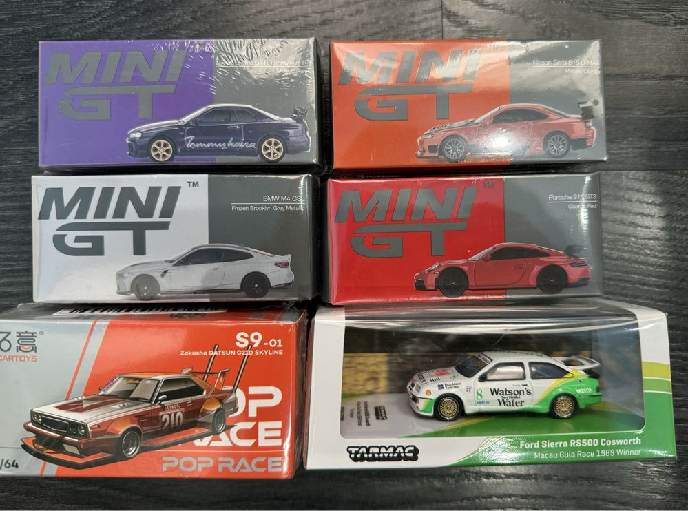 New! Продавам колекционерски модели в мащаб 1:64 MINI GT Tarmac Works