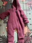 Vand  baby overall nr 80 ( Orchid) 100% lana, Amelia’s design