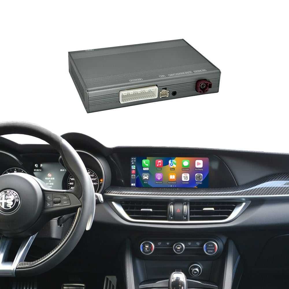 CarPlay / Android Auto модул за Alfa Romeo Giulia и Stelvio