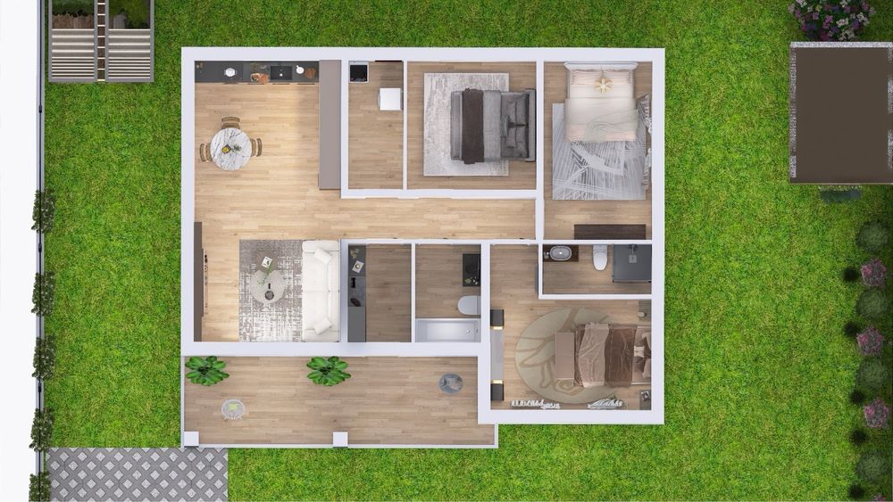 Casa moderna parter. Direct de la proprietar.