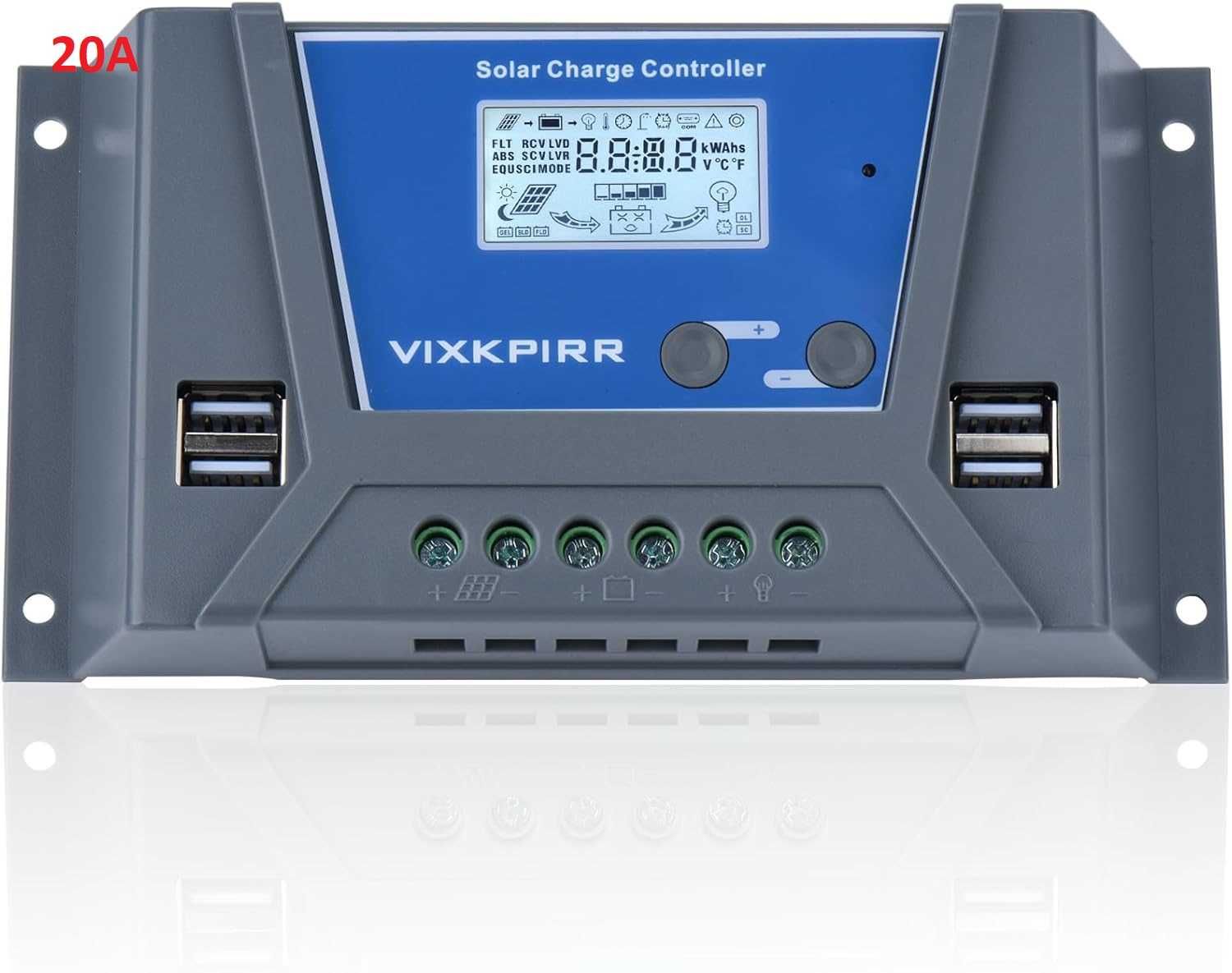 НОВ! MPPT Соларен Контролер 20A, 60А, 100А с LCD дисплей