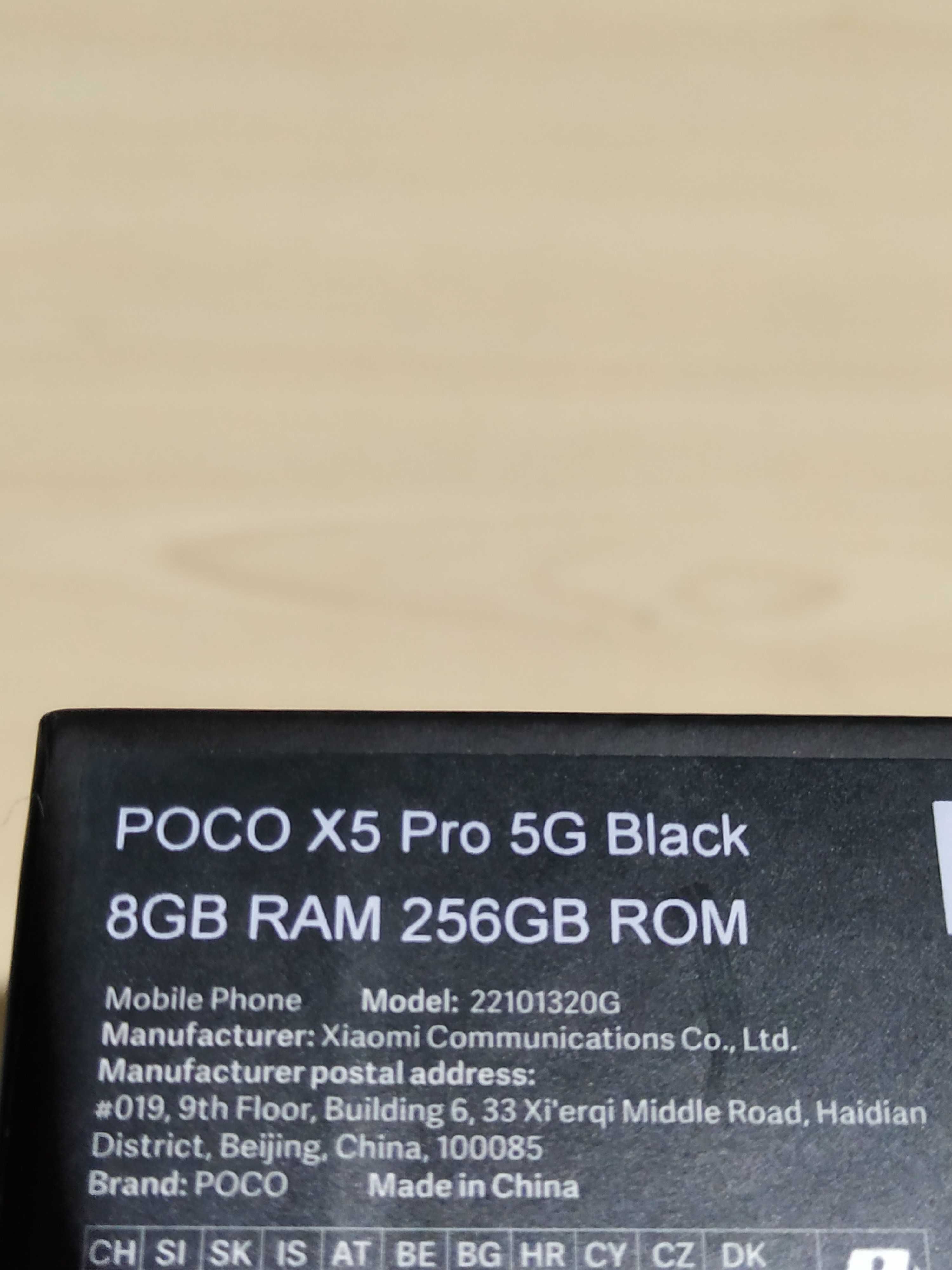 Xiaomi Poco X5 Pro 5G 256Gb Black Sigilat Liber