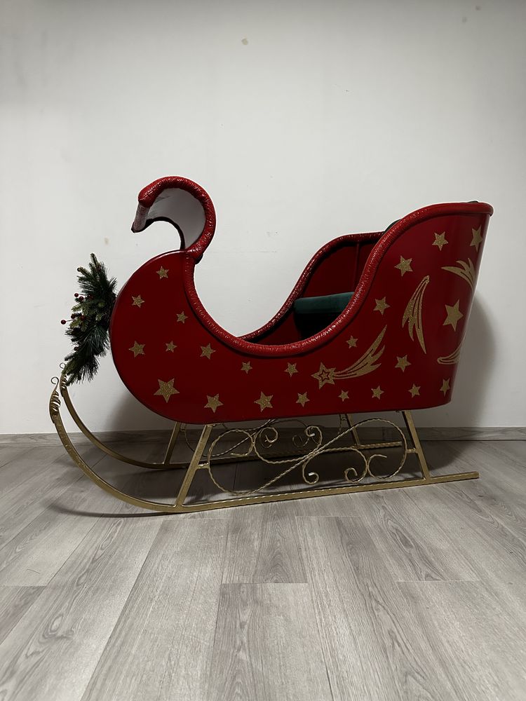 Vand sania lui Mos Craciun decor