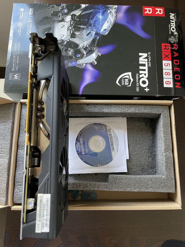 Sapphire Nitro+  Radeon RX580 8gb