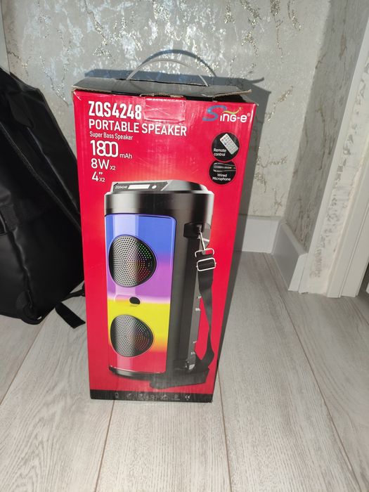 Портативная колонка BT SPEAKER ZQS4248 черный
