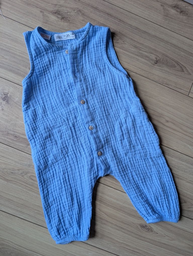 Salopeta de vara bebe, Zara 3-6 luni, unisex