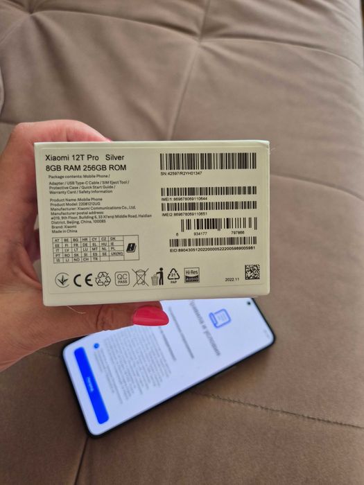 Xiaomi 12T Pro Dual Sim 256GB 8GB RAM  Смартфон