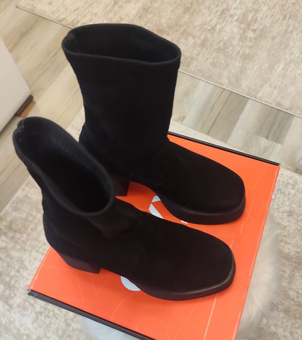 Botine cizme piele naturală Grixx