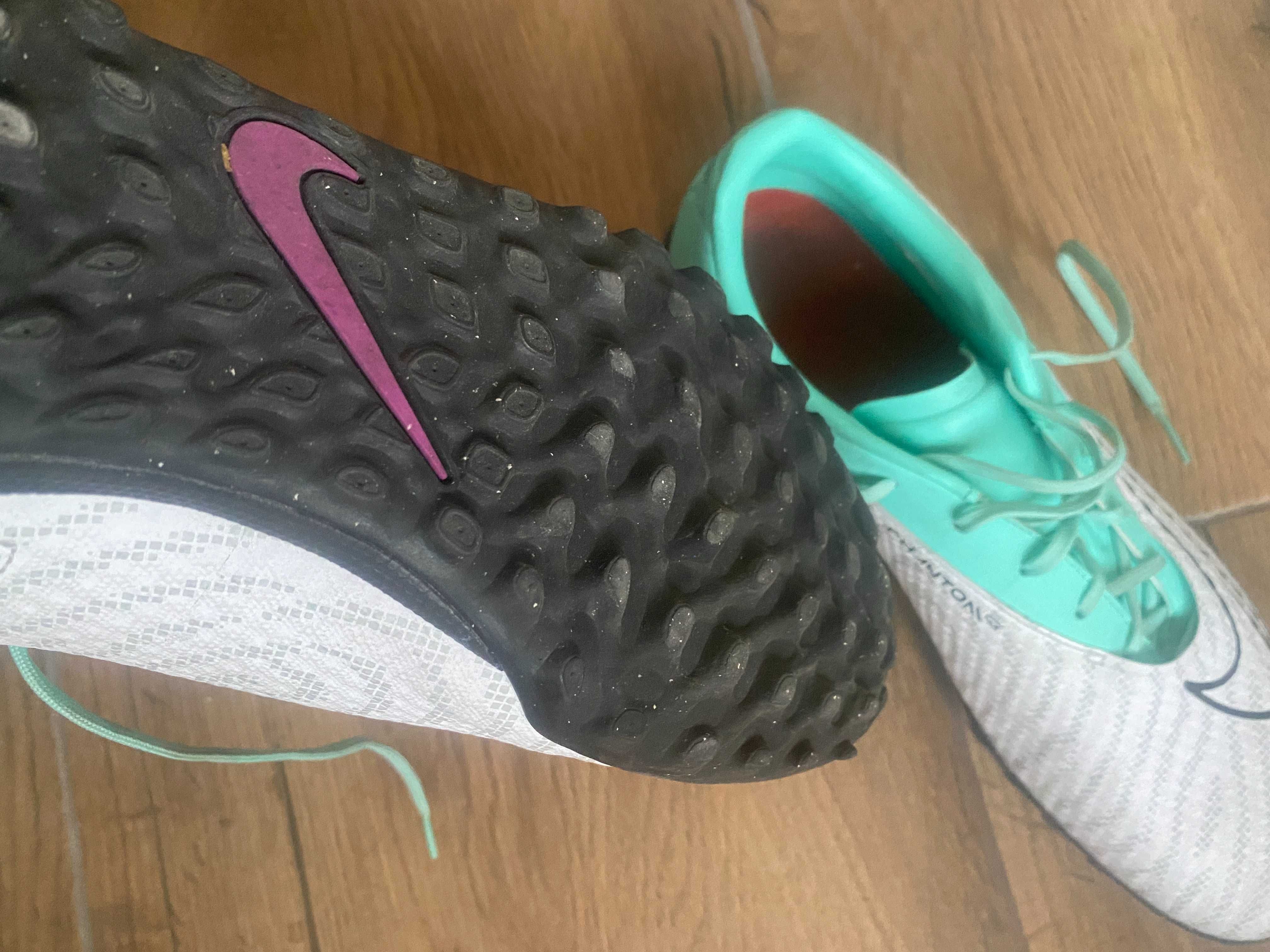 Мъжки стоножки Nike Phantom GX номер 44 – бели зелени