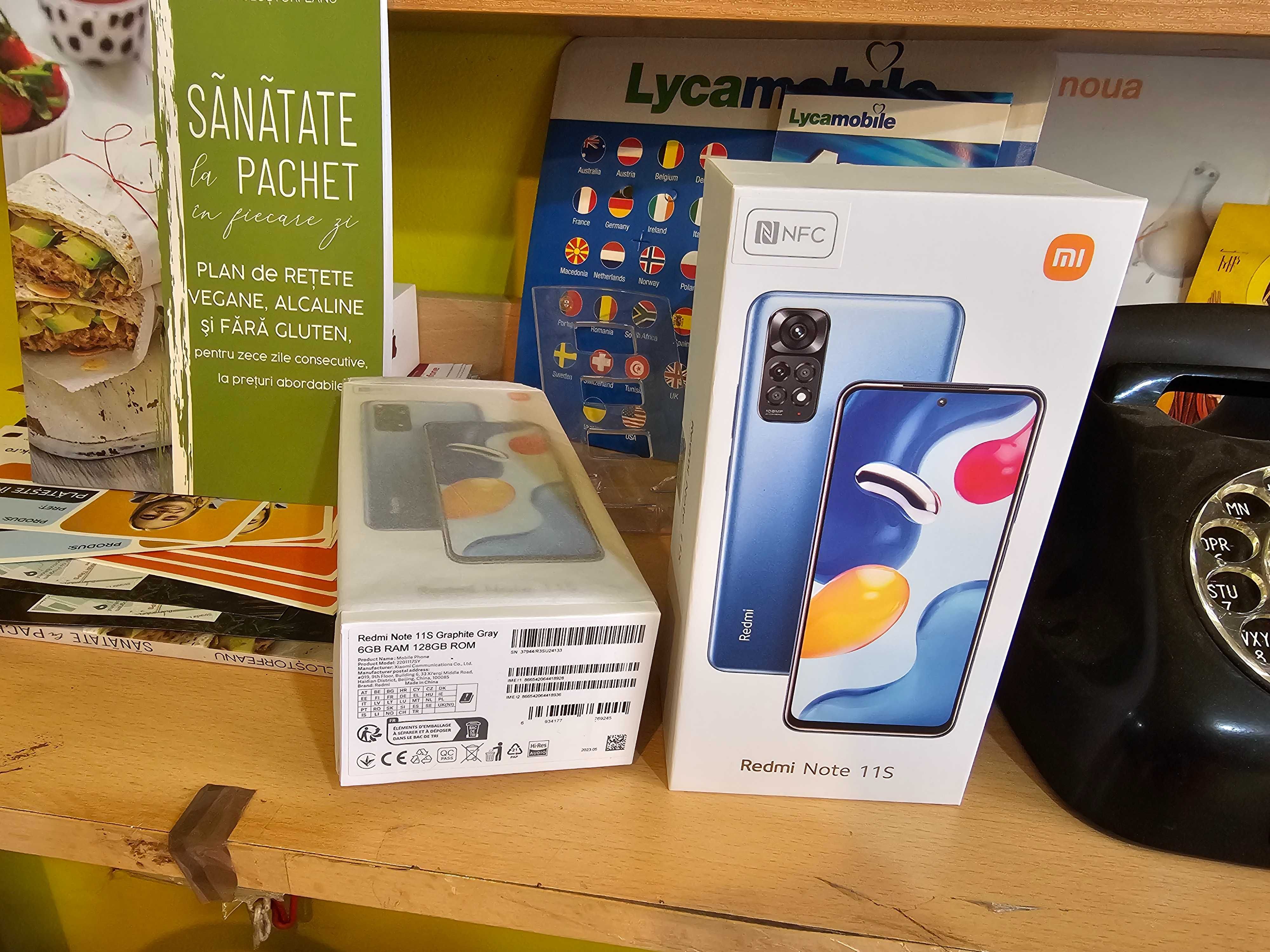 Vand/ Schimb Redmi Note 11S*Rate*Garantie*Factura*Negru*128/6