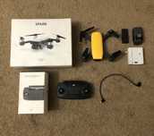 Дрон Dji Spark и дистанционно, controller