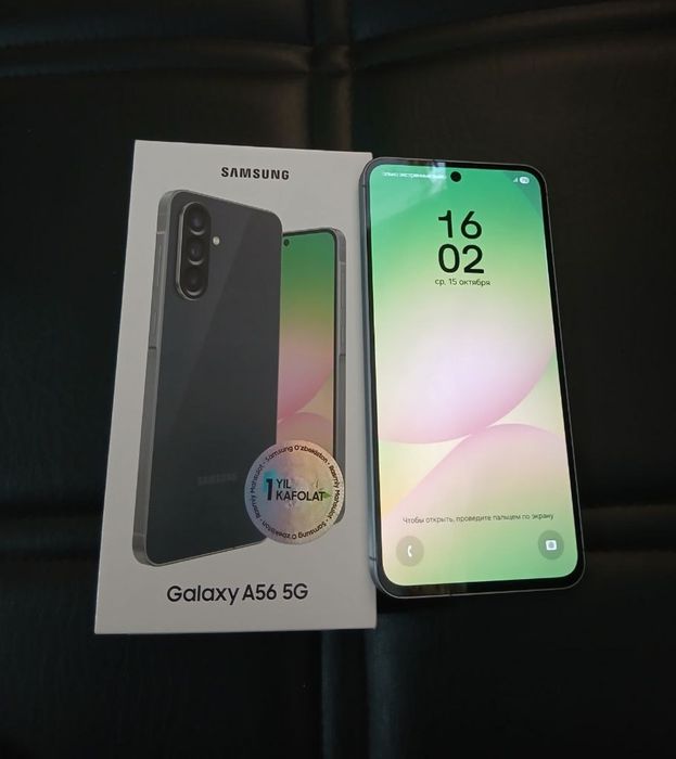 Samsung A56 5G Black 8/128GB Vetnam Orginal Ideal Tel Sotiladi.!