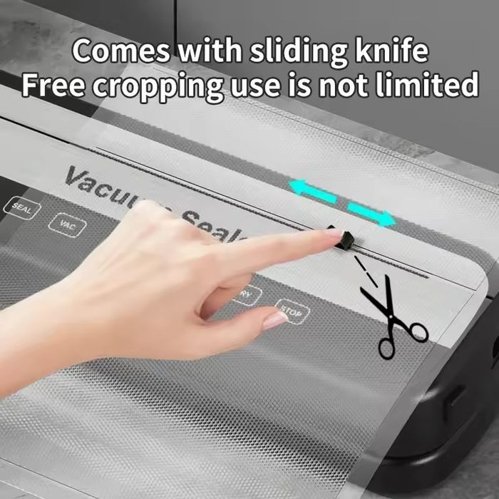 Машина за Вакуумиране и запечатване на храна + комплект вакуумни торби